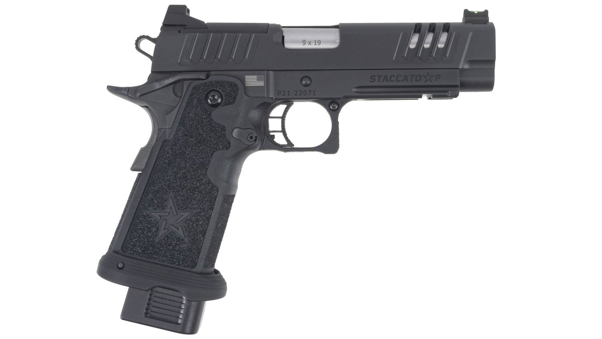 Staccato 2011 P DPO X Series Aluminum Frame 9mm Tactical Pistol DLC SS