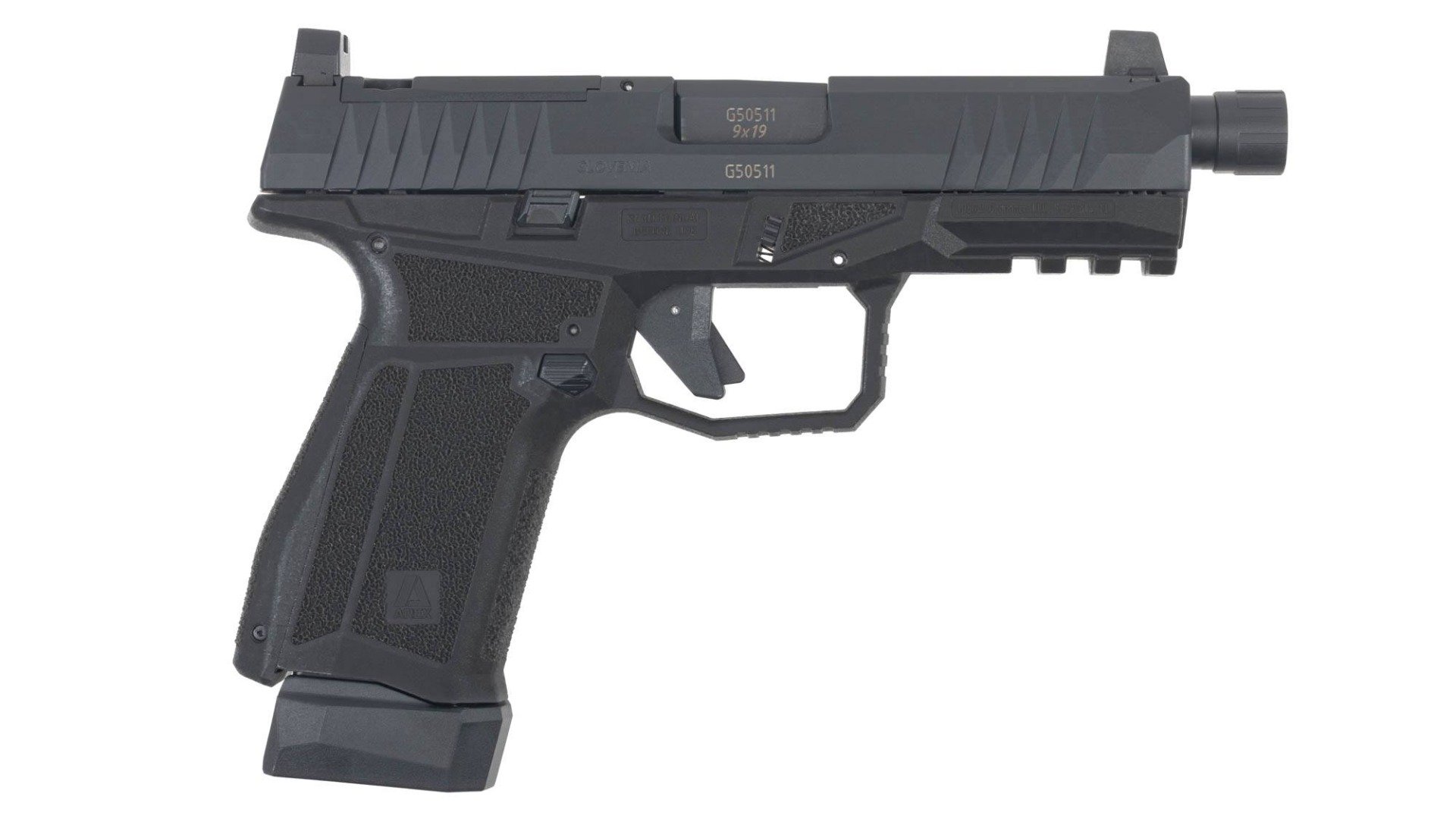 Arex Defense Delta M Gen 2 Tactical 9mm Optic Ready Pistol - Black