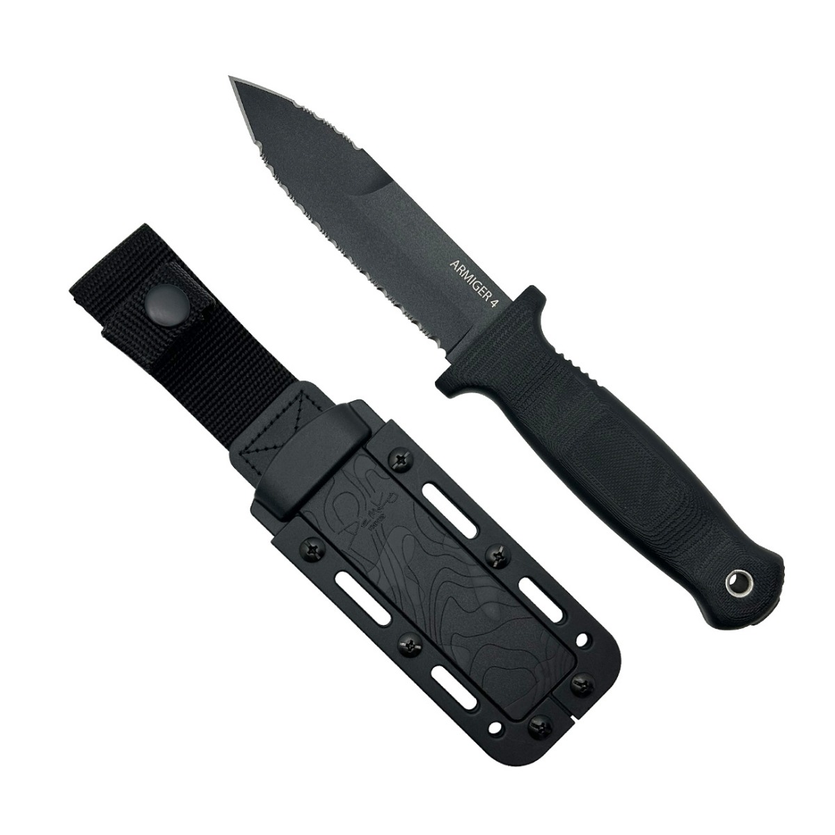 Demko Knives Armiger4 Spear Serrated Knife