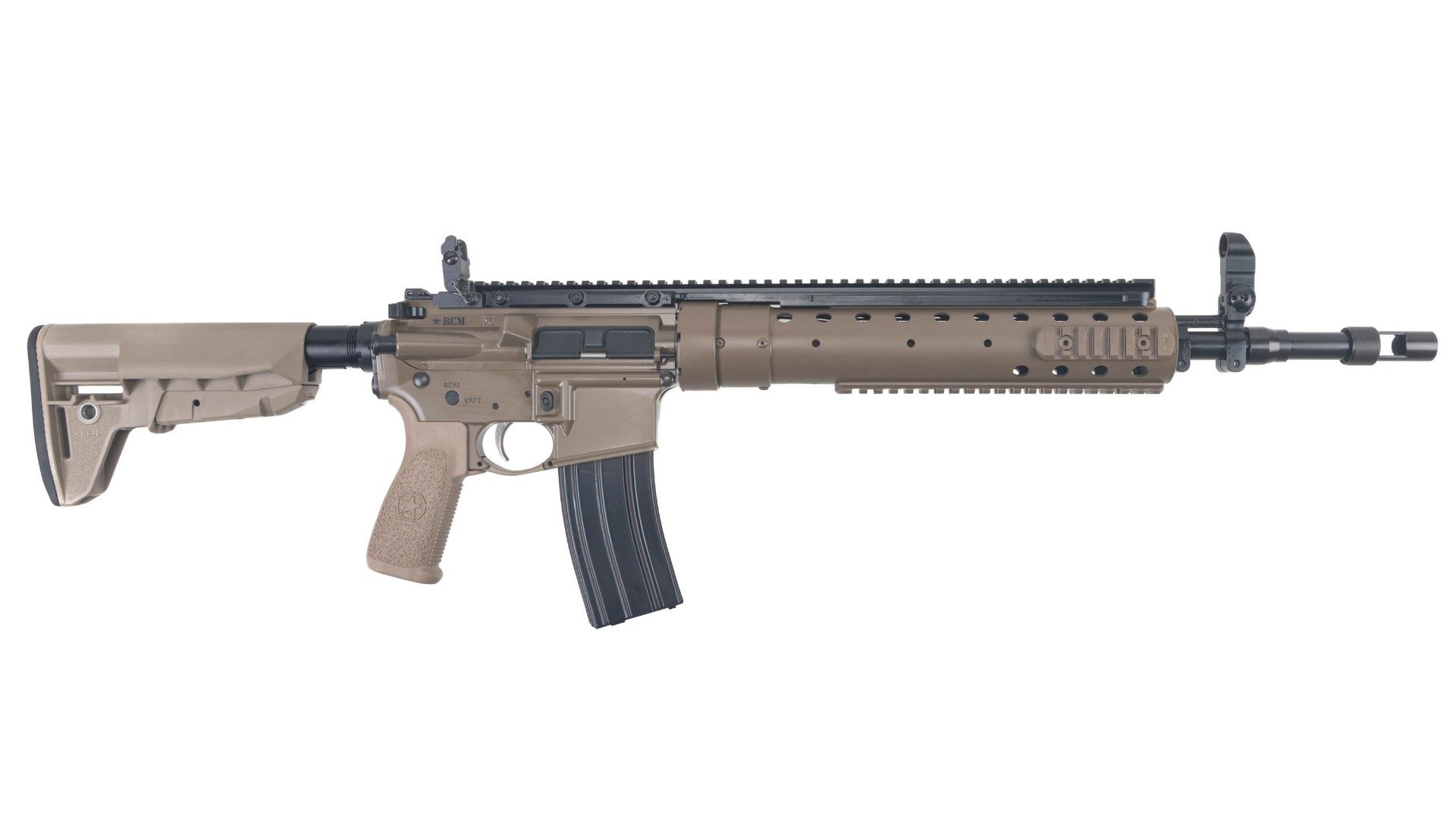 Bravo Company MFG (BCM) MK12 MOD 0 5.56 NATO AR-15 Rifle - FDE