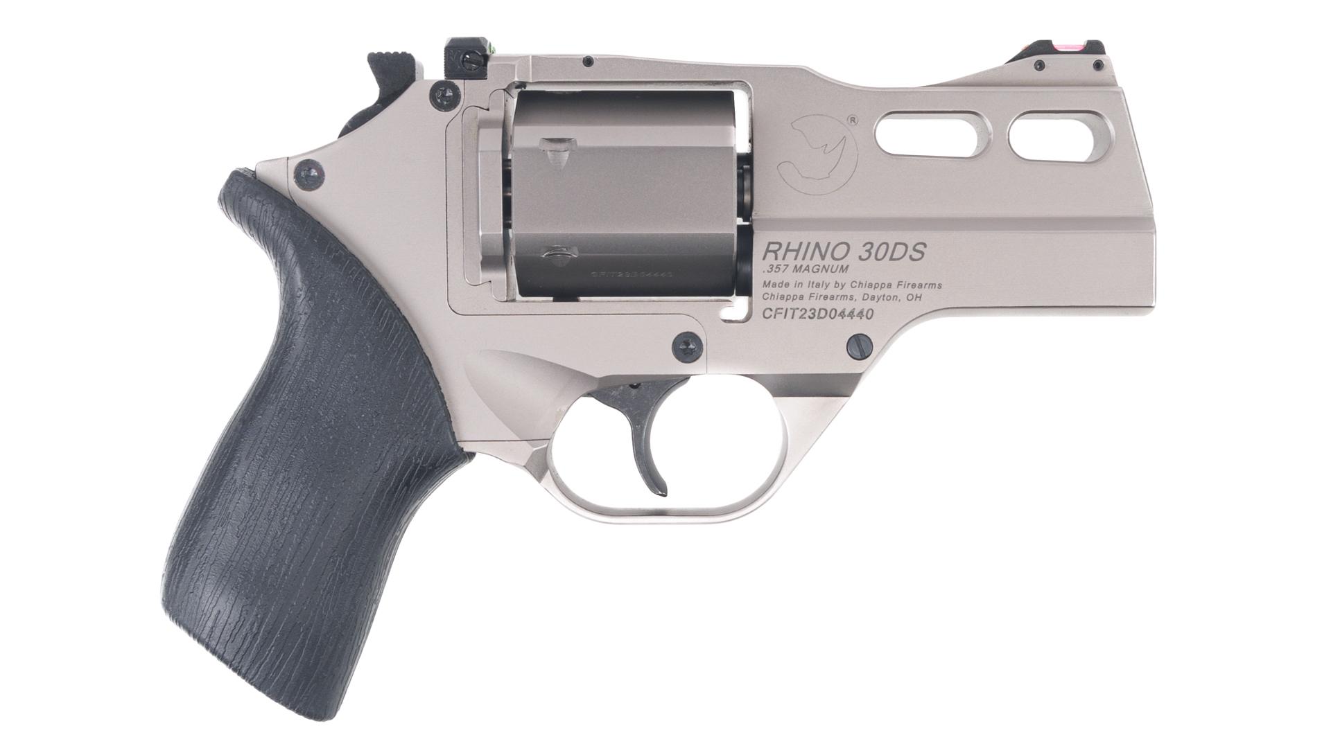 Chiappa Firearms Rhino 30DS DA/SA .357 Mag Nickel Finish 3"