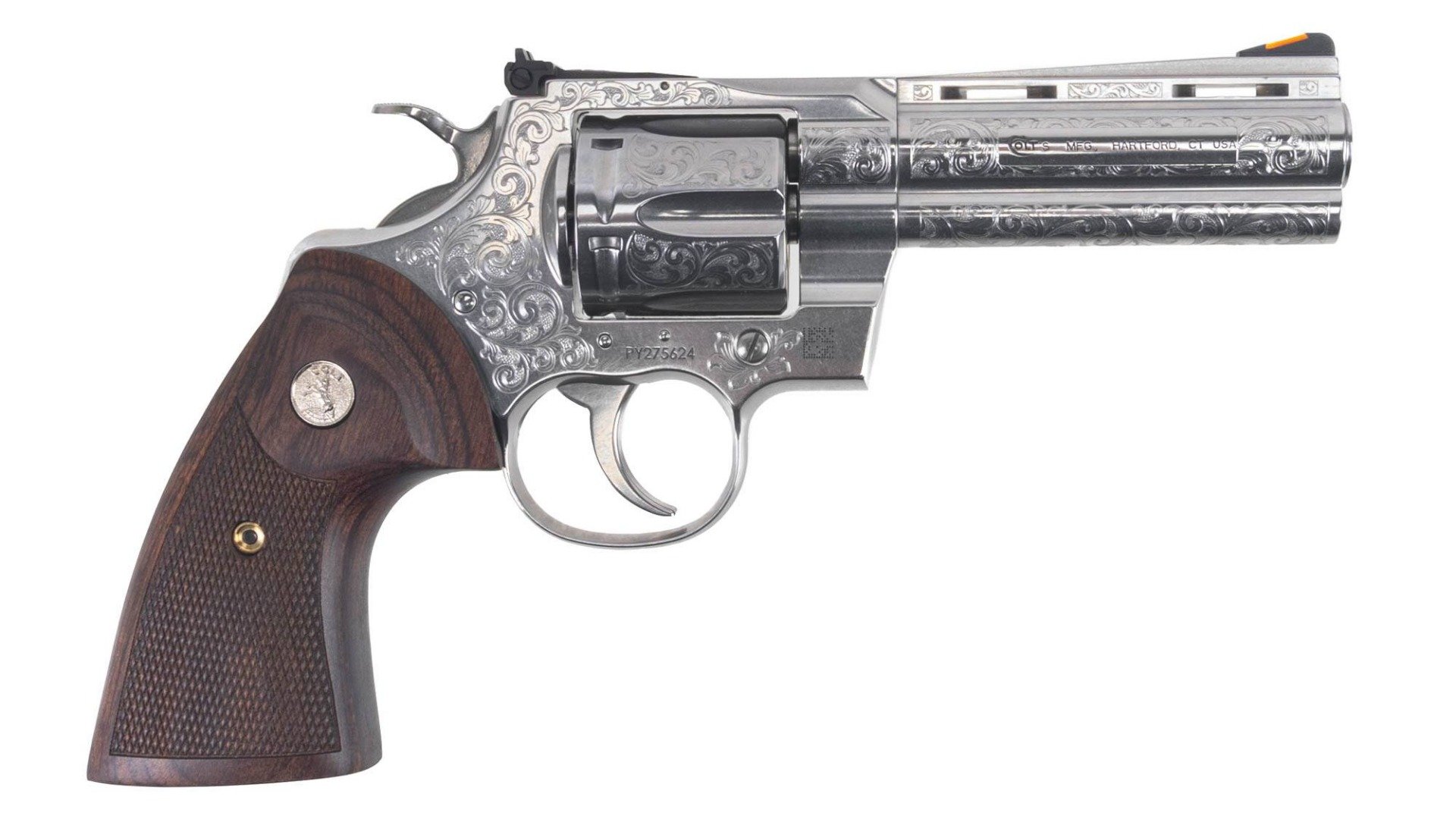 Colt Python Engraved .357 Magnum Revolver - 4.25" (Special Edition)