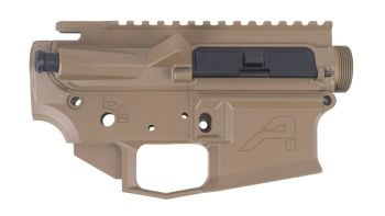 Aero Precision M4E1 Threaded Assembled Receiver Set - FDE Cerakote