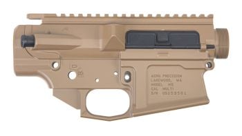 Aero Precision M5 308 Threaded Assembled Receiver Set - FDE Cerakote