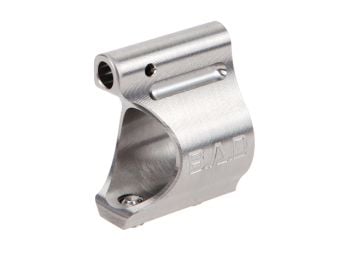 Battle Arms Development  Lightweight Low Profile Titanium Gas Block-Raw Titanium Finish