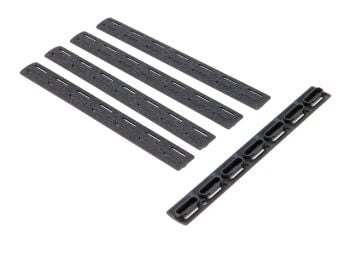 Bravo Company MFG KeyMod Rail Panel Kit, 5.5-inch BLACK 5 Pack