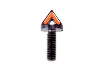 Blitzkrieg Components AR-15 Chevron Front Sight Post (Orange Stripe) No Tool