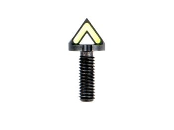 Blitzkrieg Components AR-15 Chevron Front Sight Post & Tool (Luminescent Green Stripe)