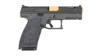 Danger Close Armament CZ P-10C Silicon Carbide Signature 9mm Pistol - Sig Grey/TiN