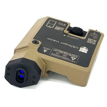 US Night Vision Designate IR Dual-Beam Green Visible/Infrared Laser - FDE