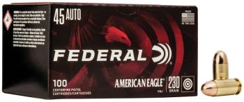 Federal American Eagle .45APC 230GR FMJ Ammunition -  100RD Box