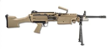 FN America M249S 5.56x45mm NATO Standard Rifle - 18.5" FDE