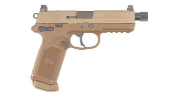 FNH USA FNX-45 Tactical .45ACP Pistol Bundle – 15rd FDE