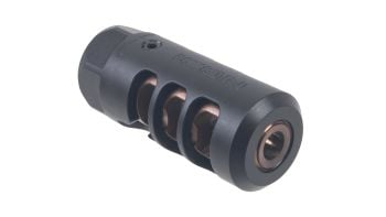 Icon Defense Tru-Core Black Shell/Copper PVD Core .223/5.56 Muzzle Brake - 1/2x28