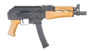 Kalashnikov USA KP-9 9MM AK Pistol - Amber Italian Wood 9.25" 