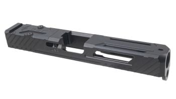 L2D Combat Tyton Stripped Slide for Glock 17 - DLC Black