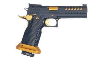 Masterpiece Arms DS9 Hybrid Optic Ready 9mm Pistol - Black / Gold