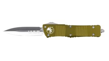 Microtech Knives Combat Troodon Tactical Double-Edge OTF Knife - Satin/ODG