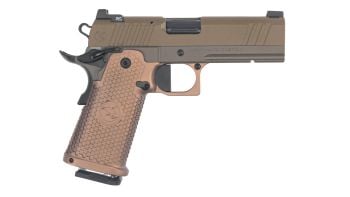 Nighthawk Custom TRS Commander Aggressive Grip Double Stack 9mm OR Pistol - Sandhawk Tan