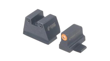 Night Fision Sig Sauer P-Series Glow Dome Tritium Suppressor Height Sights Set - "Square" Rear