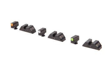 Night Fision Student Of The Gun Accur8 Sights For Glock - "Square" Rear