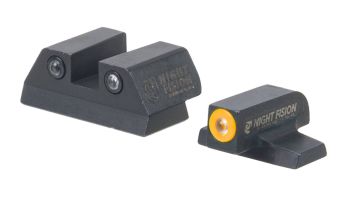 Night Fision Tritum Night Sight Set for Sig P-Series - #6/#8 "Square" Rear