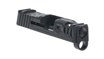 Norsso Sig Sauer P365 Reptile C Optic Ready Slide - Black DLC