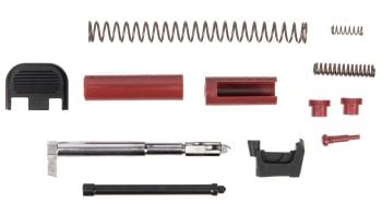 Polymer80 PF-Series Slide Parts Kit For Glock - Black/Red