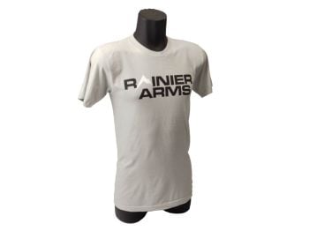 Rainier Arms Classic Logo T-Shirt - Light Gray