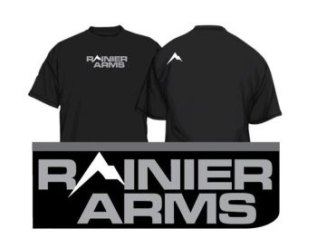 Rainier Arms Form Fitting T-Shirt - Black