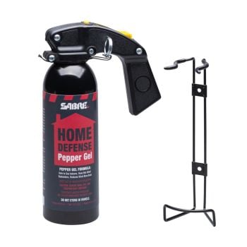 Sabre Home Defense Pepper Gel w/ Wall Mount