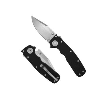 Demko Knives Shark Cub Clip Point Knife - Black Peel Ply 