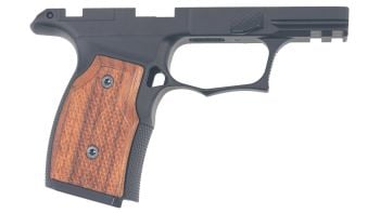 Sharps Bros Sig Sauer P365X / P365XL Gen 2 Manual Safety Grip Module - Black Anodize w/ Brazilian Cherry