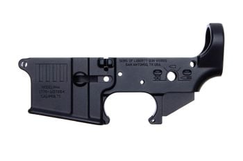 Sons of Liberty Gun Works AR-15 Stripped Lower Receiver - Rebellious Stripes