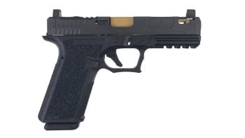 Trinity Nevada Deimos 9MM Compact Pistol - Black w/ Gold Barrel