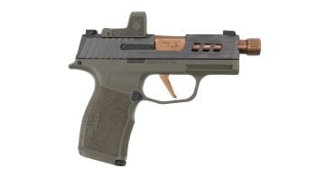 True Precision TP365X Sig Sauer 9MM Pistol - Green/Copper/Gray