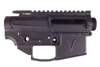 V Seven Weapon Systems 2055 Lithium Aluminum Enlightened AR15 Receiver Set