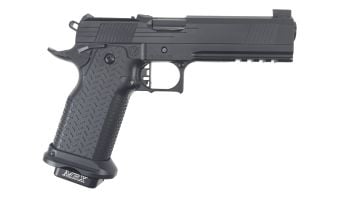 Vudoo Gun Works Priest 1911 RMR/SRO Optic Ready 9mm Bull Barrel Pistol - Black