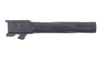 Zaffiri Precision Flush and Crown Barrel For Glock 17 Gen 5 - Black Nitride 