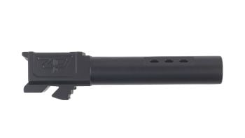 Zaffiri Precision Ported Barrel For Glock 19 Gen 5 - Black Nitride 