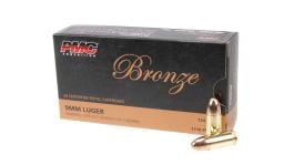 PMC Ammunition Bronze 9mm 124 GR FMJ Ammunition