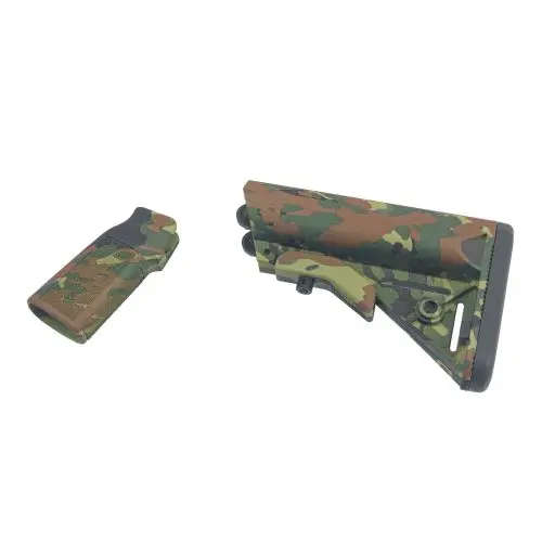 B5 Systems Enhanced SOPMOD Stock / P-Grip 22 Flecktarn Combo Kit (Limited Edition)