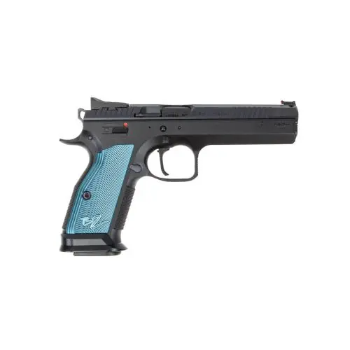 CZ-USA Tactical Sport TS2 9mm Pistol w/ Blue Grip - 20rd