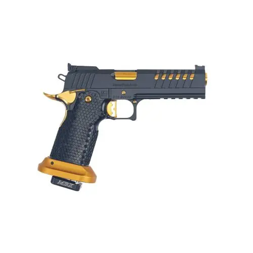 Masterpiece Arms DS9 Hybrid Optic Ready 9mm Pistol - Black / Gold