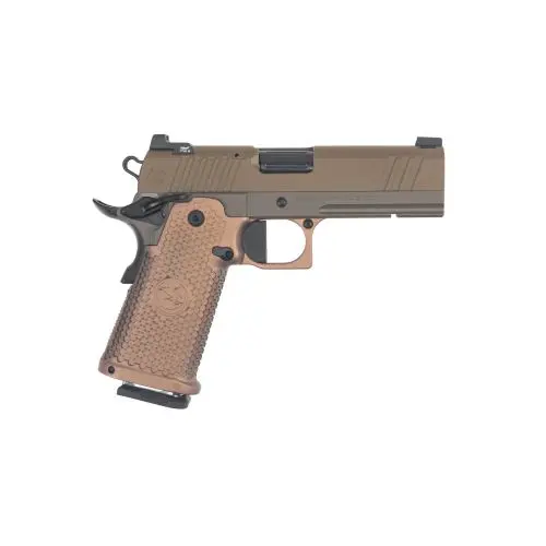 Nighthawk Custom TRS Commander Aggressive Grip Double Stack 9mm OR Pistol - Sandhawk Tan