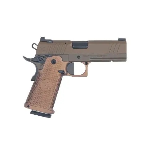 Nighthawk Custom TRS Commander Optic Ready Double Stack 9mm Pistol - Sandhawk Tan