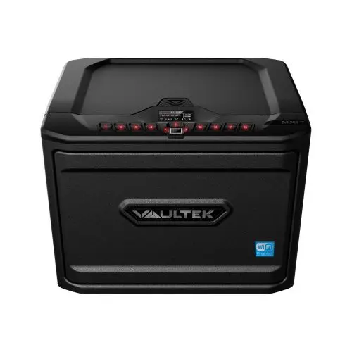 Vaultek MXi High Capacity Rugged Wi-Fi/Biometric Smart Safe - Black