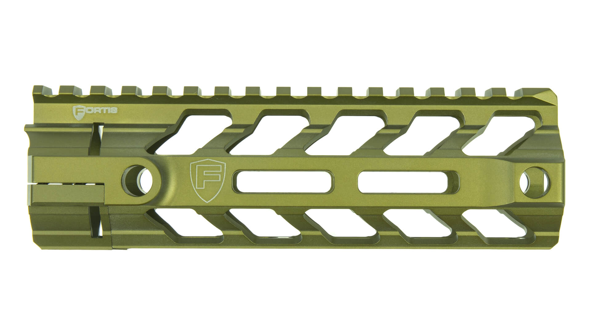 Fortis MFG AR-15 REV 2.0 Free Float Rail System - OD Green