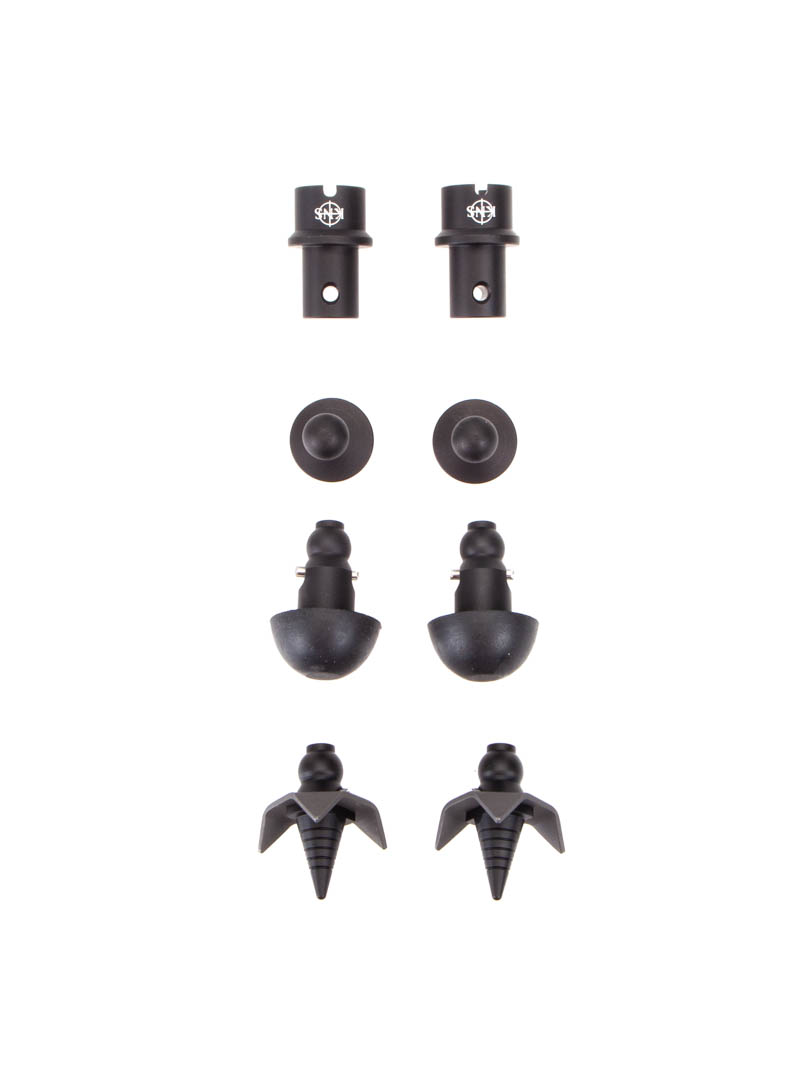 KNS Precision Quick Change Bipod Adapter and Feet Kit