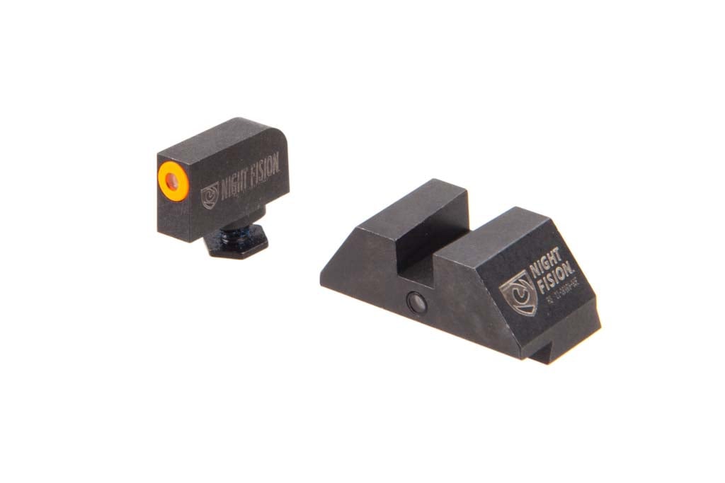 Night Fision Student Of The Gun Accur8 Sights For Glock - "Square" Rear